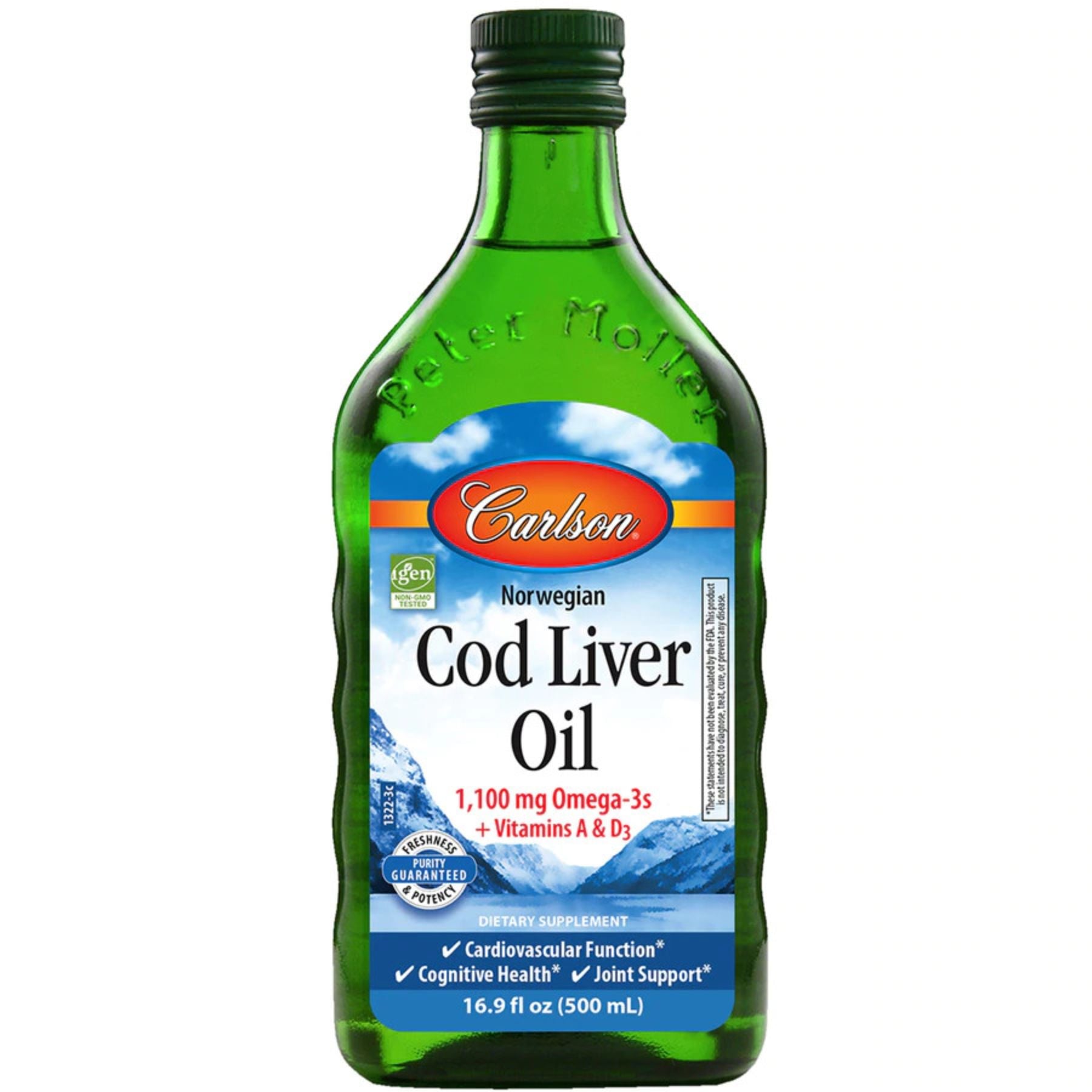 Carlson Cod Liver Oil Natural 500ml