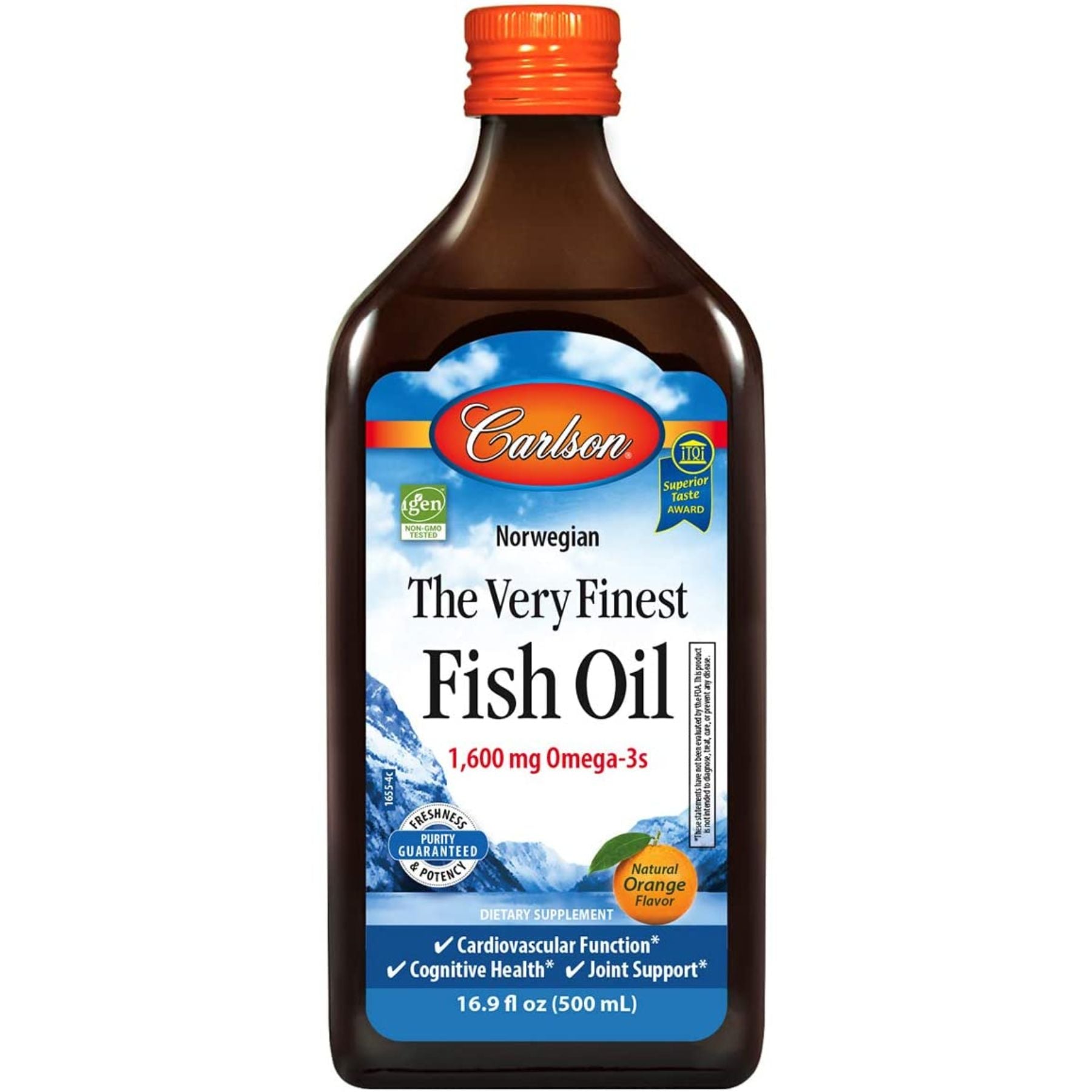 Carlson The Very Finest Fish Oil Liquid - Orange 500ml