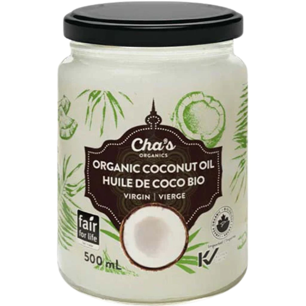 Cha's Organics Organic Virgin Coconut Oil 500mL