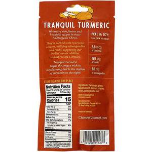 Chimes Adaptogen Ginger Chews Candy Tranquil Turmeric 72g