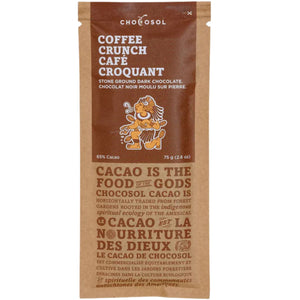 Chocosol Coffee Crunch Dark Chocolate 75g