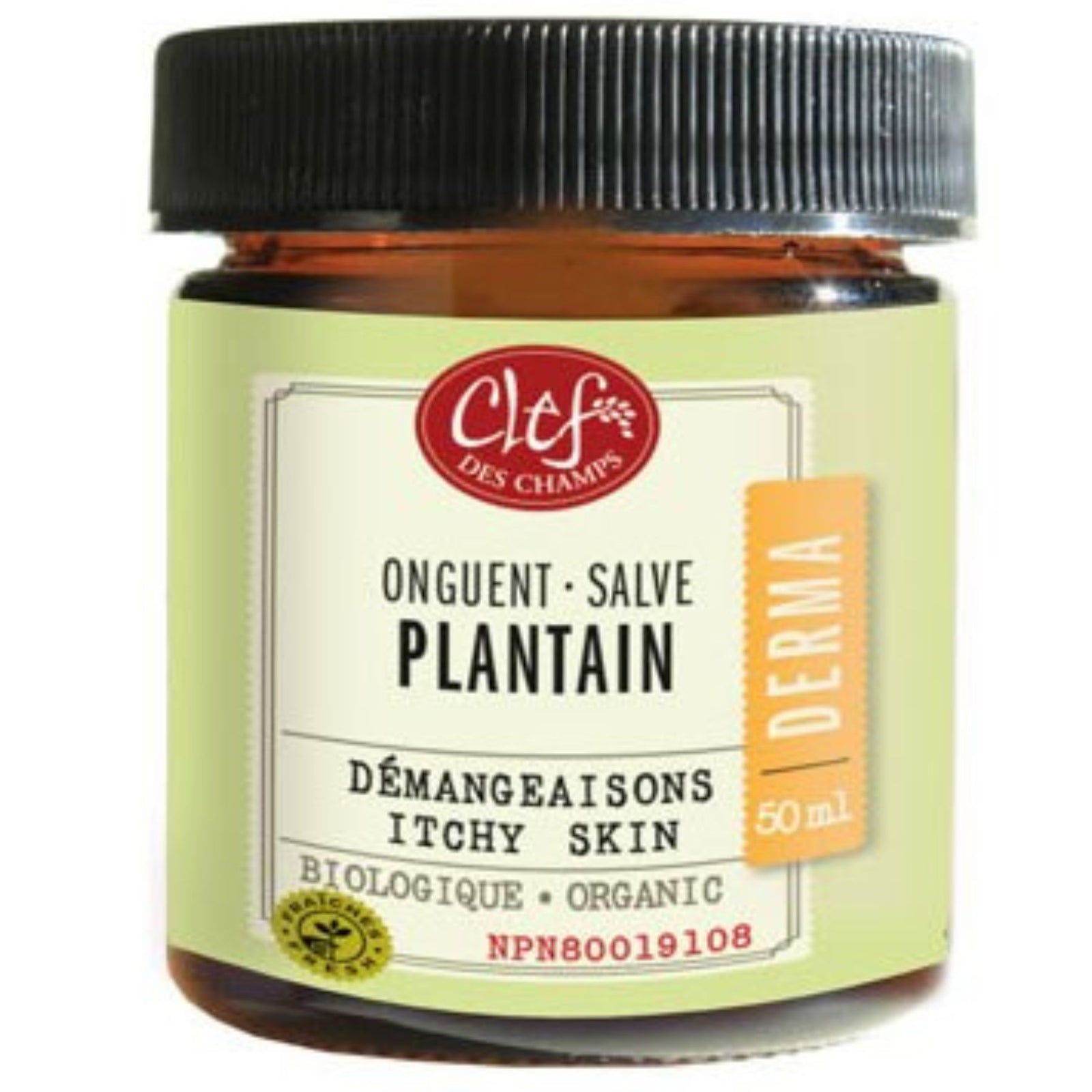 Clef Des Champs Organic Plantain Salve 50ml