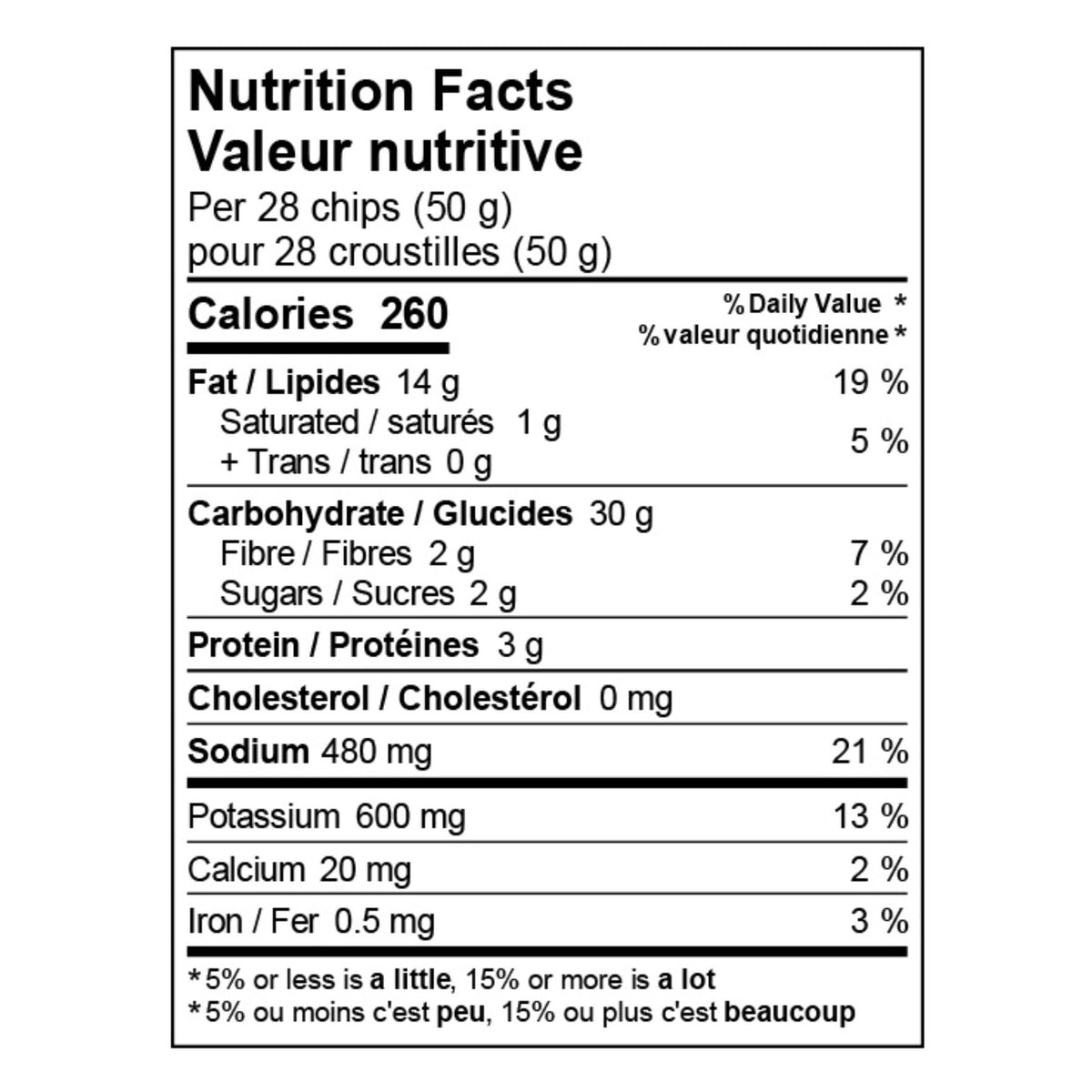 Covered Bridge Sea Salt & Vinegar Potato Chips 170g