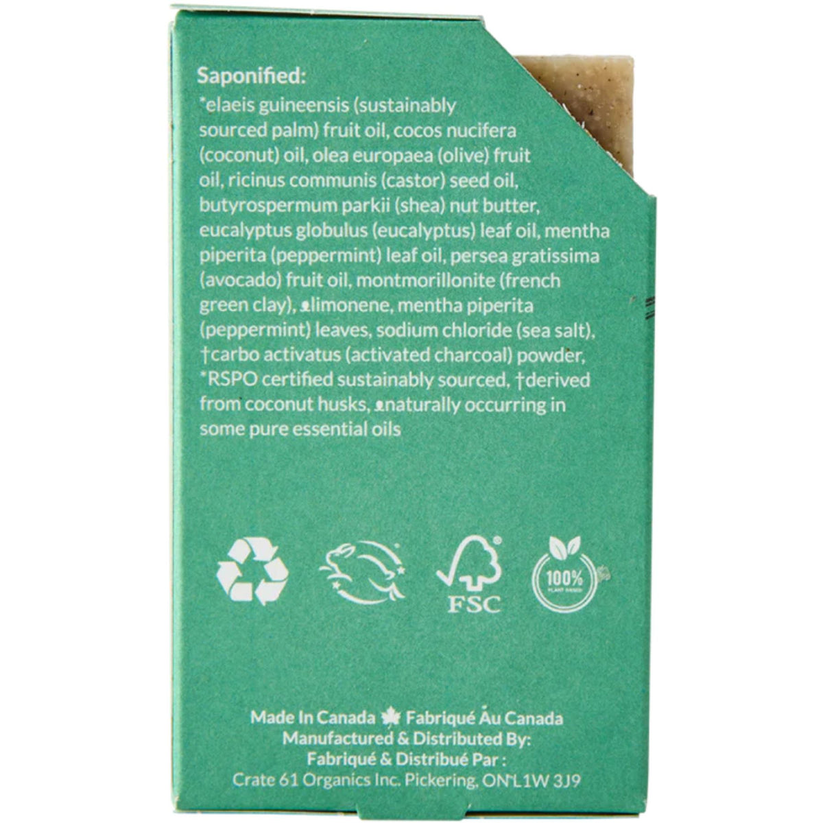 Crate 61 Eucamint Bar Soap 110g