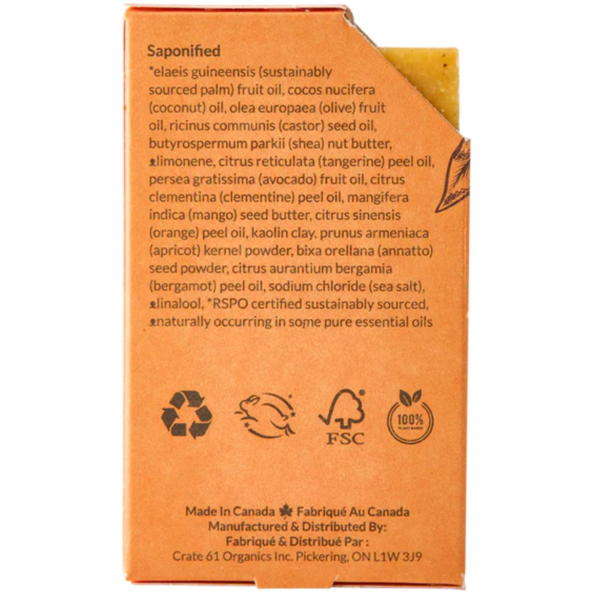 Crate 61 Tango Mango Bar Soap 110g