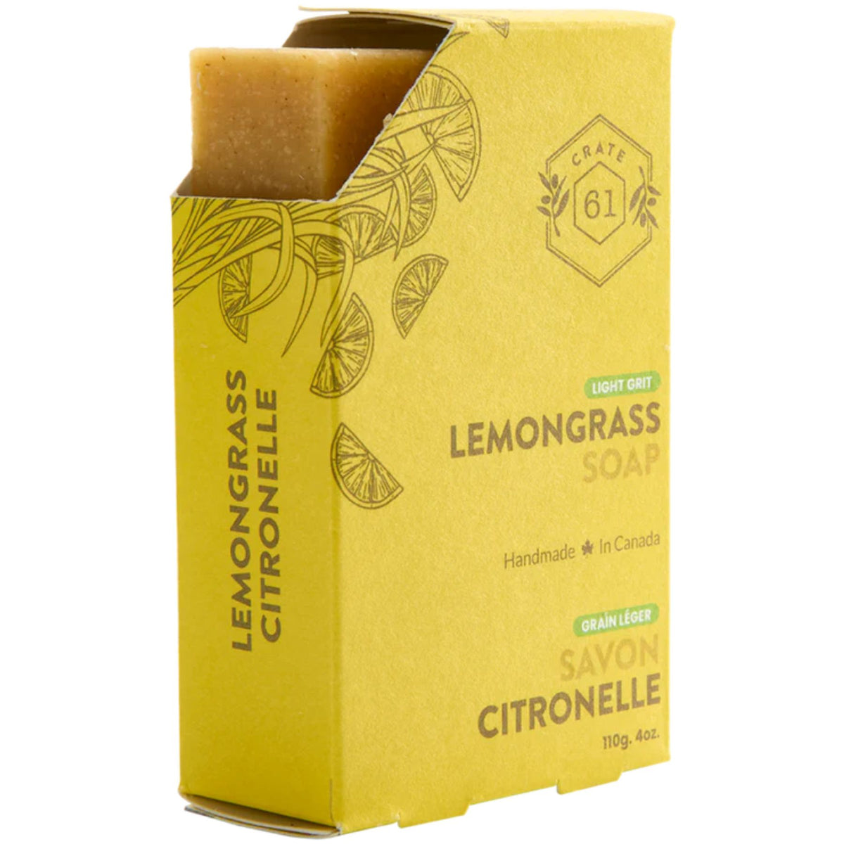 Crate 61 Lemongrass Bar Soap 110g