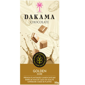 Dakama Golden Chocolate Bar 50g