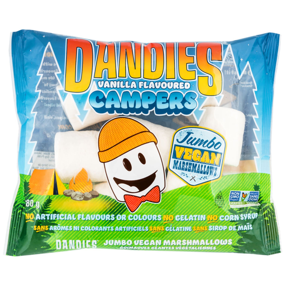 Dandies CAMPERS Jumbo Vegan Marshmallows 280g