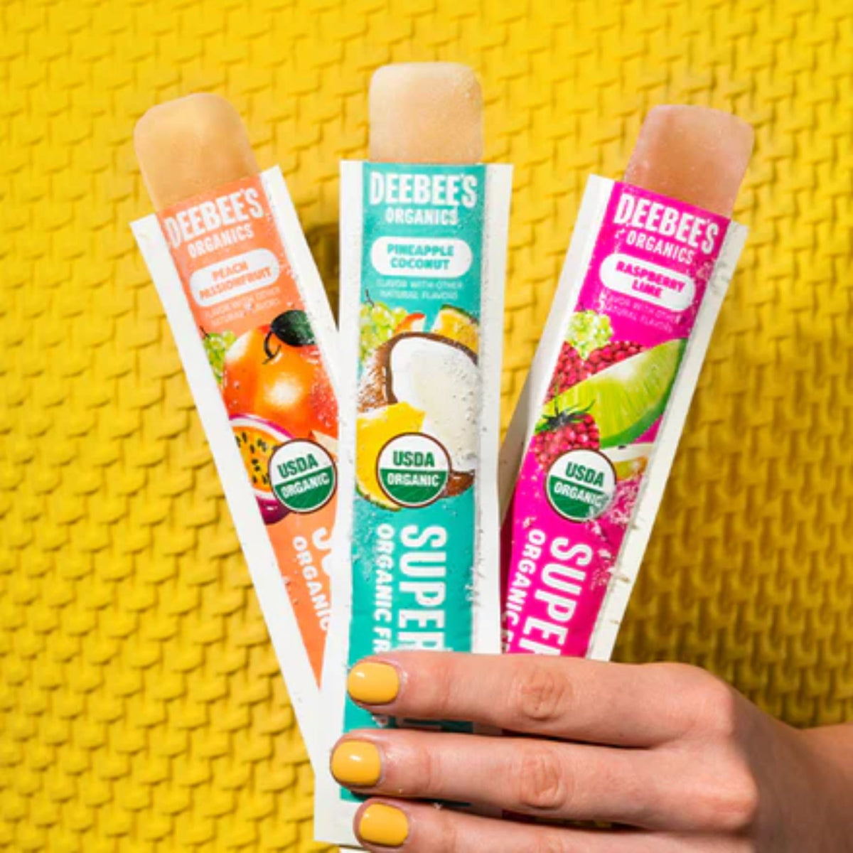 DeeBee’s Organic SuperFruit Tropical Freezie Pops 10ct