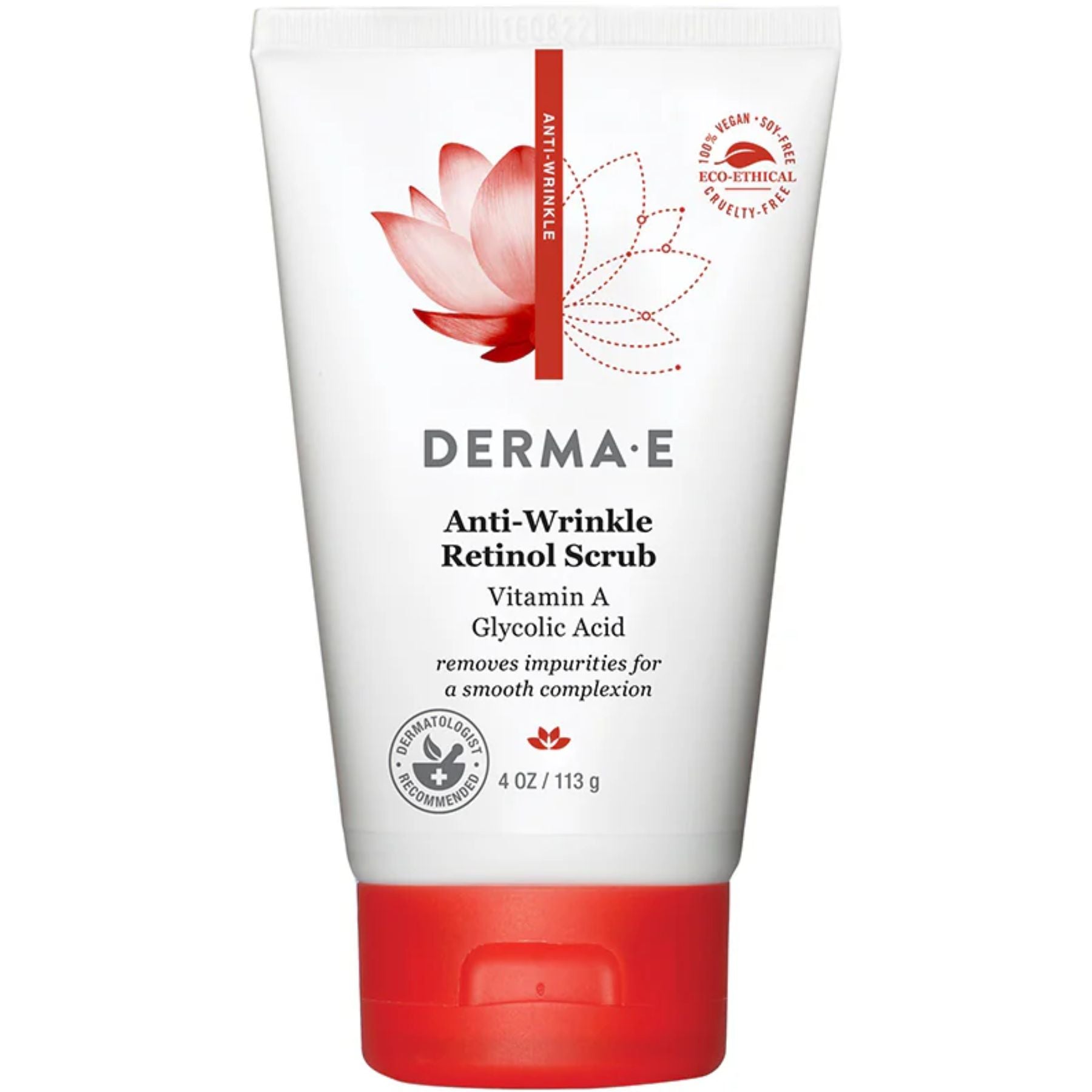 Derma E Anti-Wrinkle Facial Scrub with Vitamin A 113g