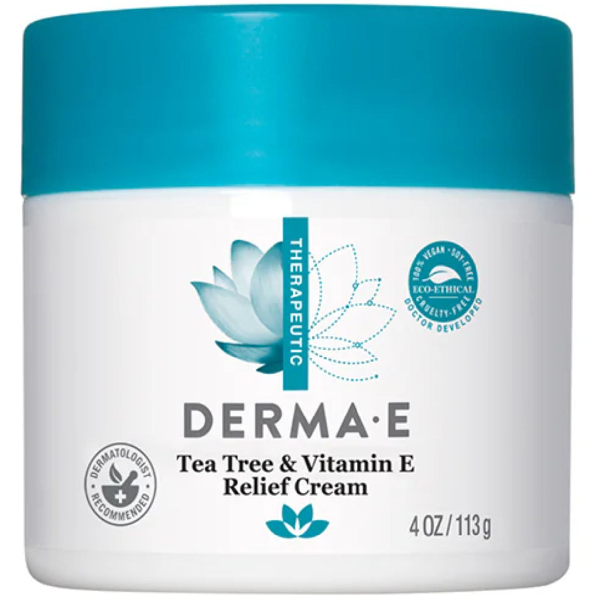 Derma E Tea Tree & Vitamin E Relief Cream 113g