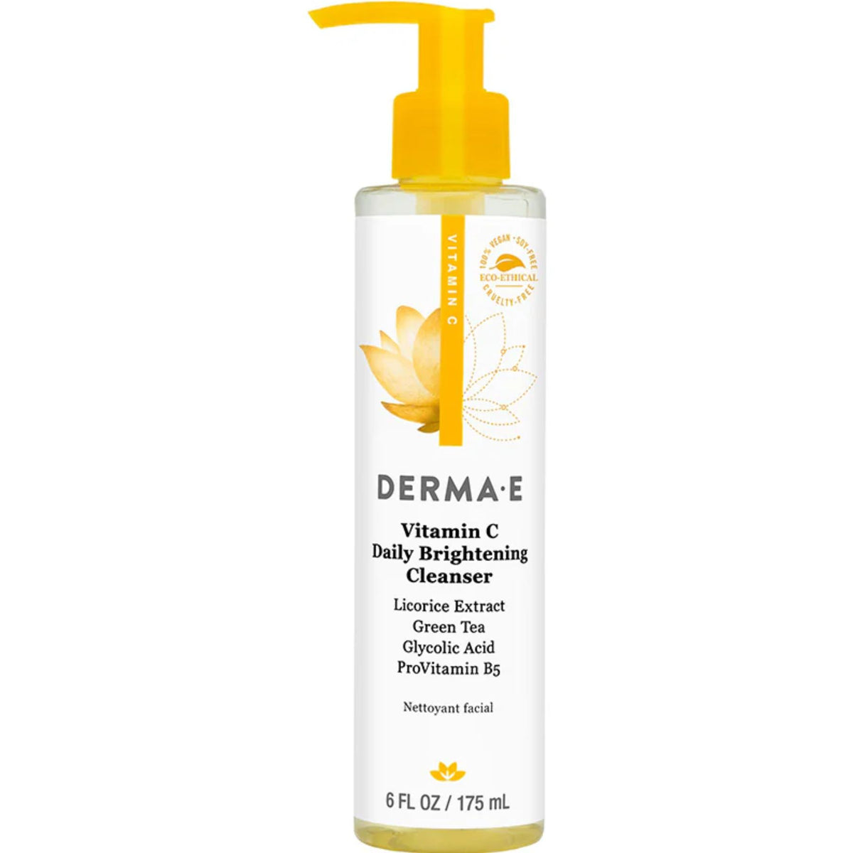Derma E Vitamin C Brightening Cleanser 175mL