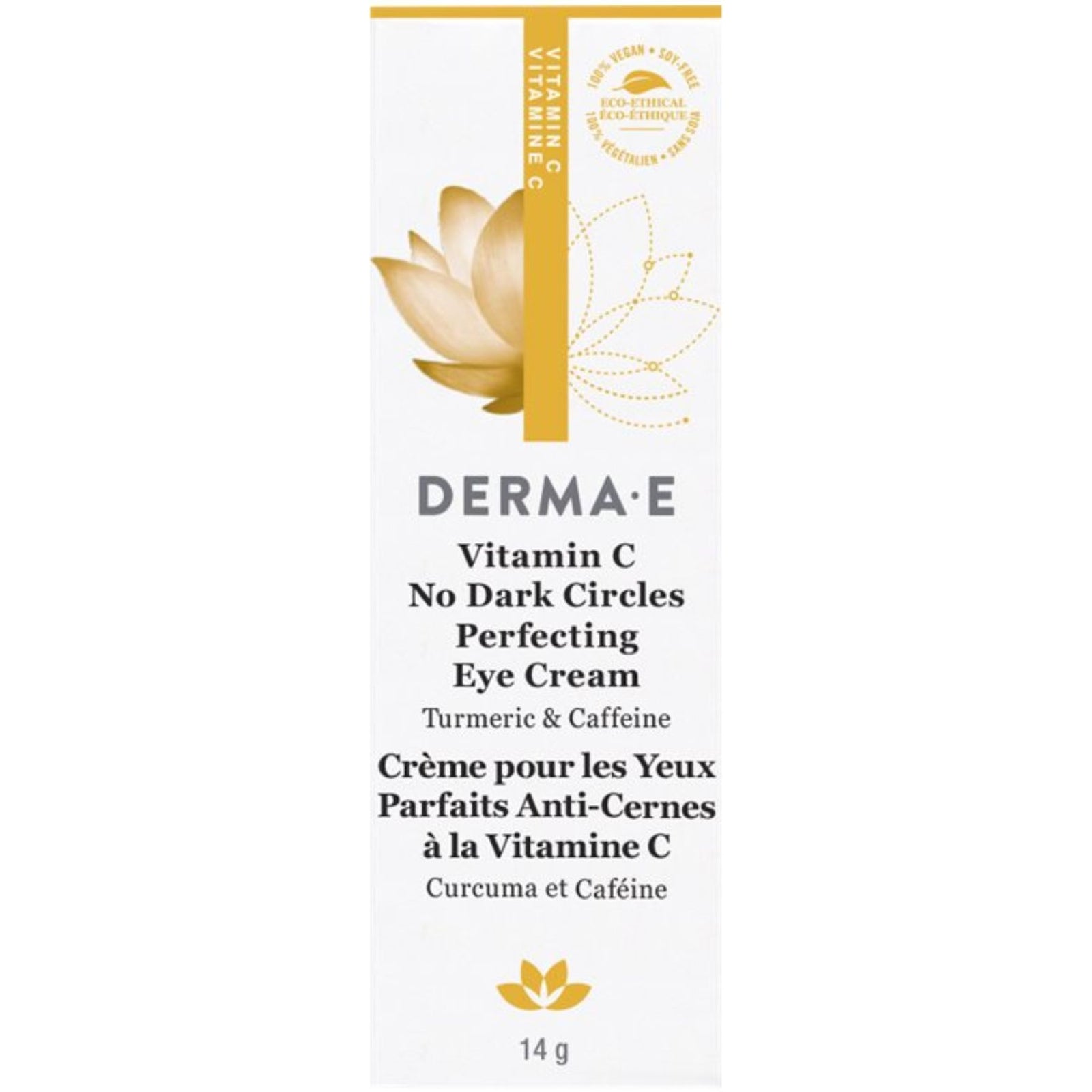 Derma E Vitamin C Eye Cream, No Dark Circles Perfecting Cream 14g