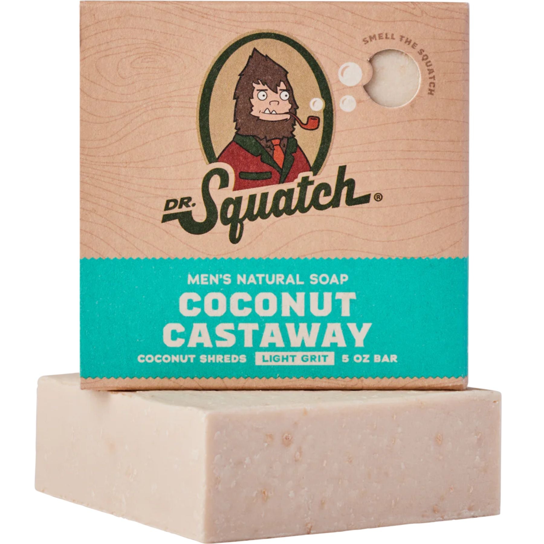 Dr. Squatch Men's Bar Soap Coconut Castaway 141g