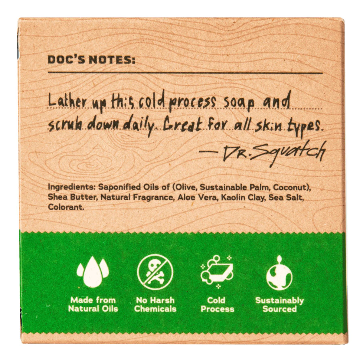 Dr. Squatch Men's Bar Soap Cool Fresh Aloe 141g