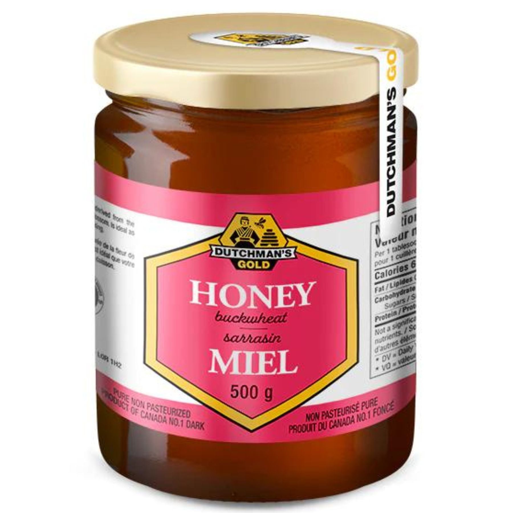 Dutchman's Gold Buckwheat Honey 500g