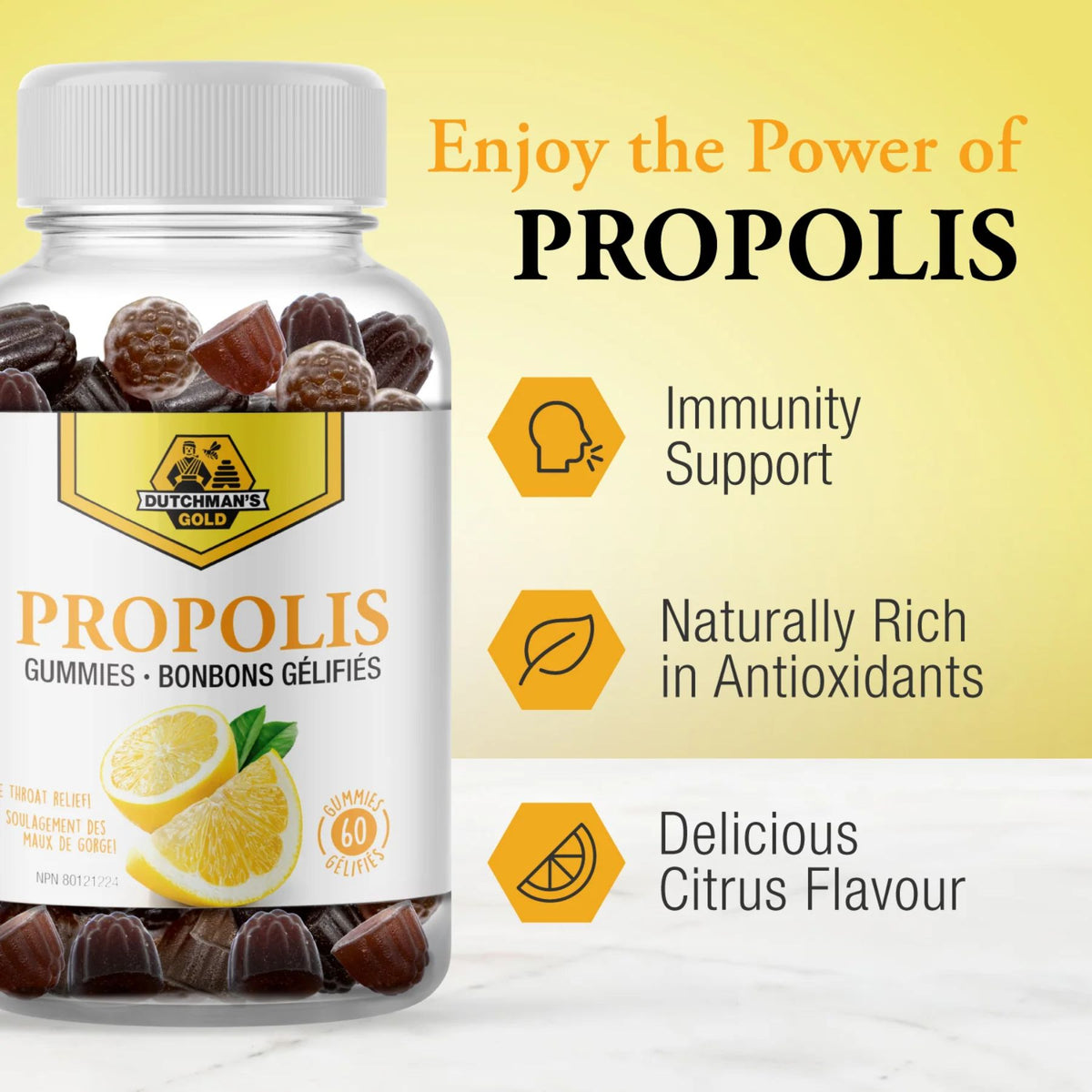 Dutchman's Gold Propolis Gummies 60s