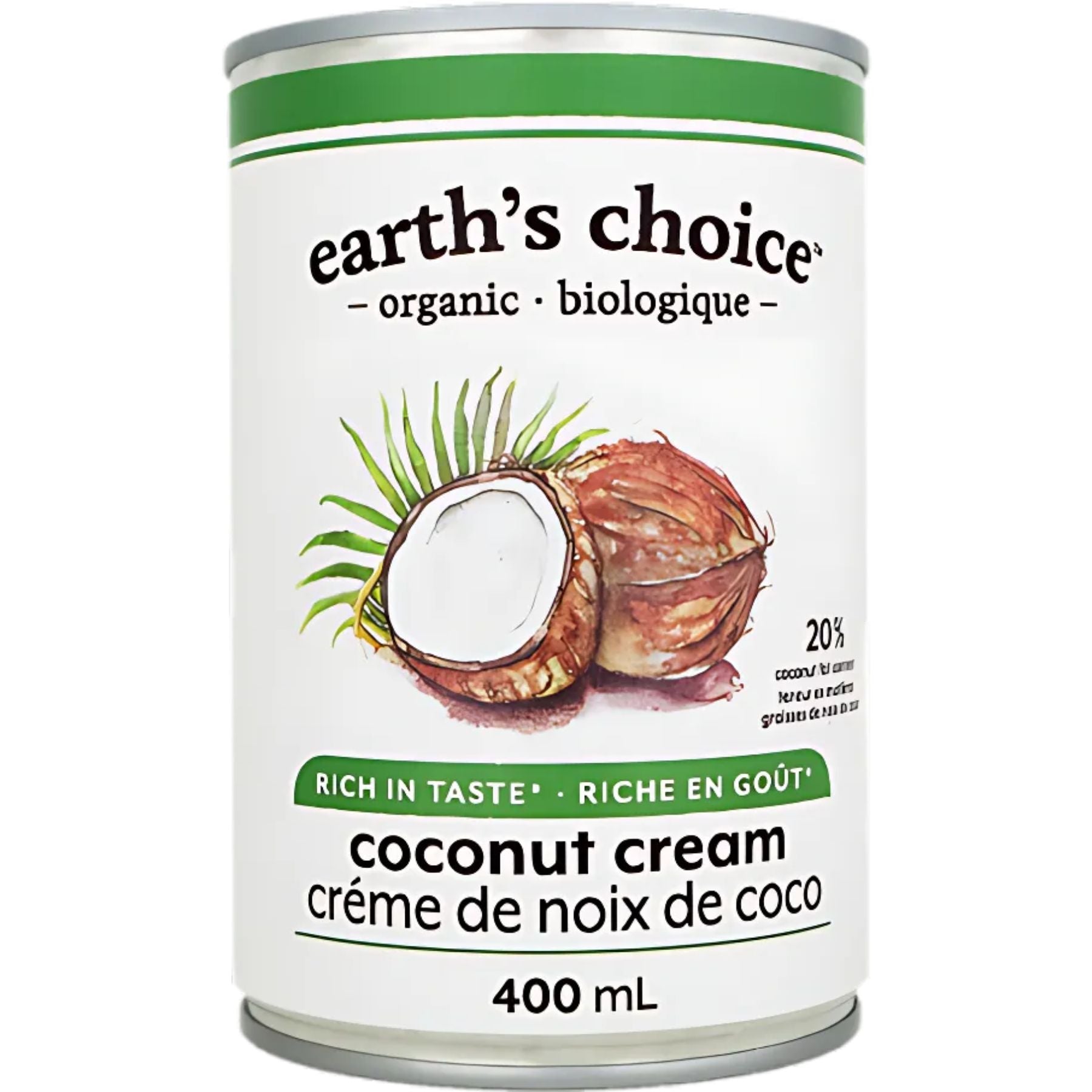 Earth's Choice Organic Coconut Cream 400ml