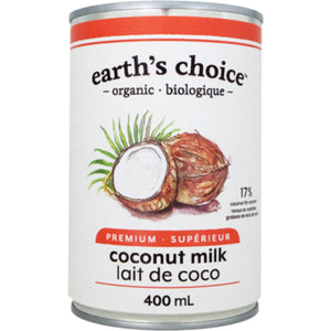 Earth's Choice Organic Coconut Milk 400ml