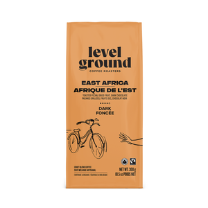 Level Ground East Africa Dark Roast Whole Bean Coffee 300g