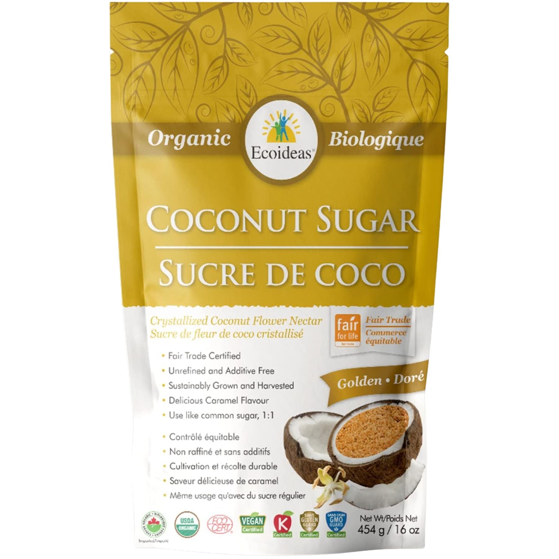 Ecoideas Coconut Sugar 454g