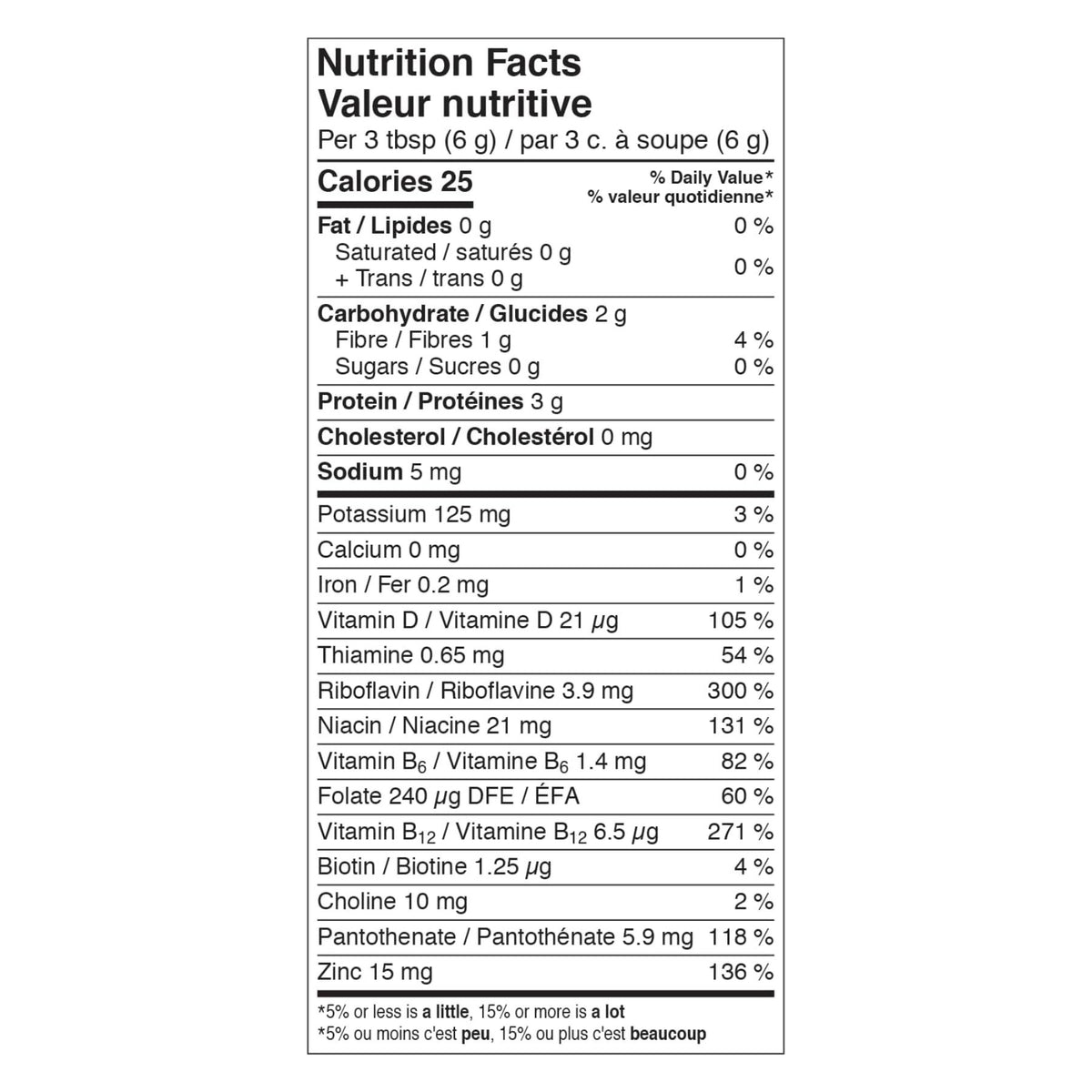 Ecoideas Nutritional Yeast B12 + D2 125g