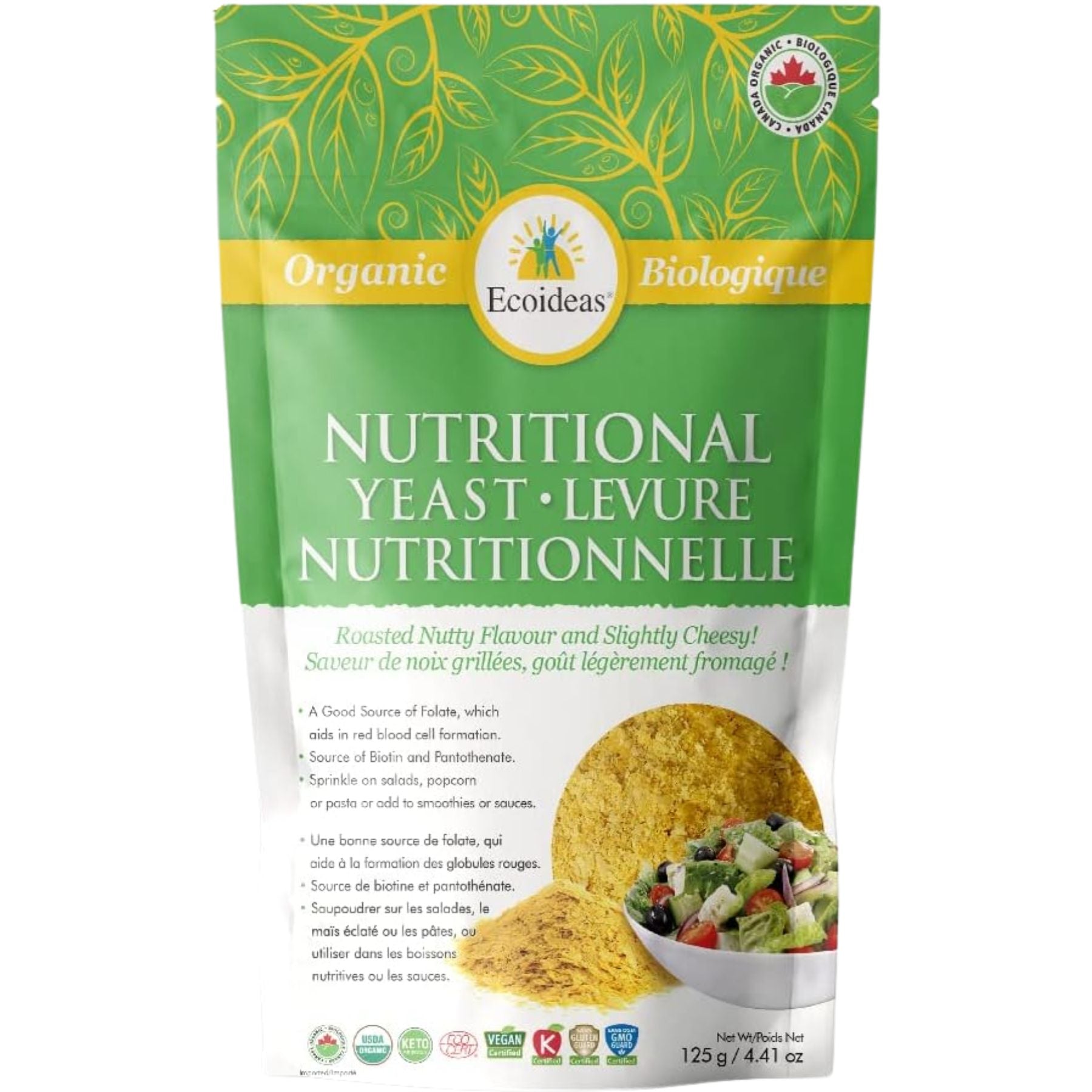 Ecoideas Organic Nutritional Yeast 125g