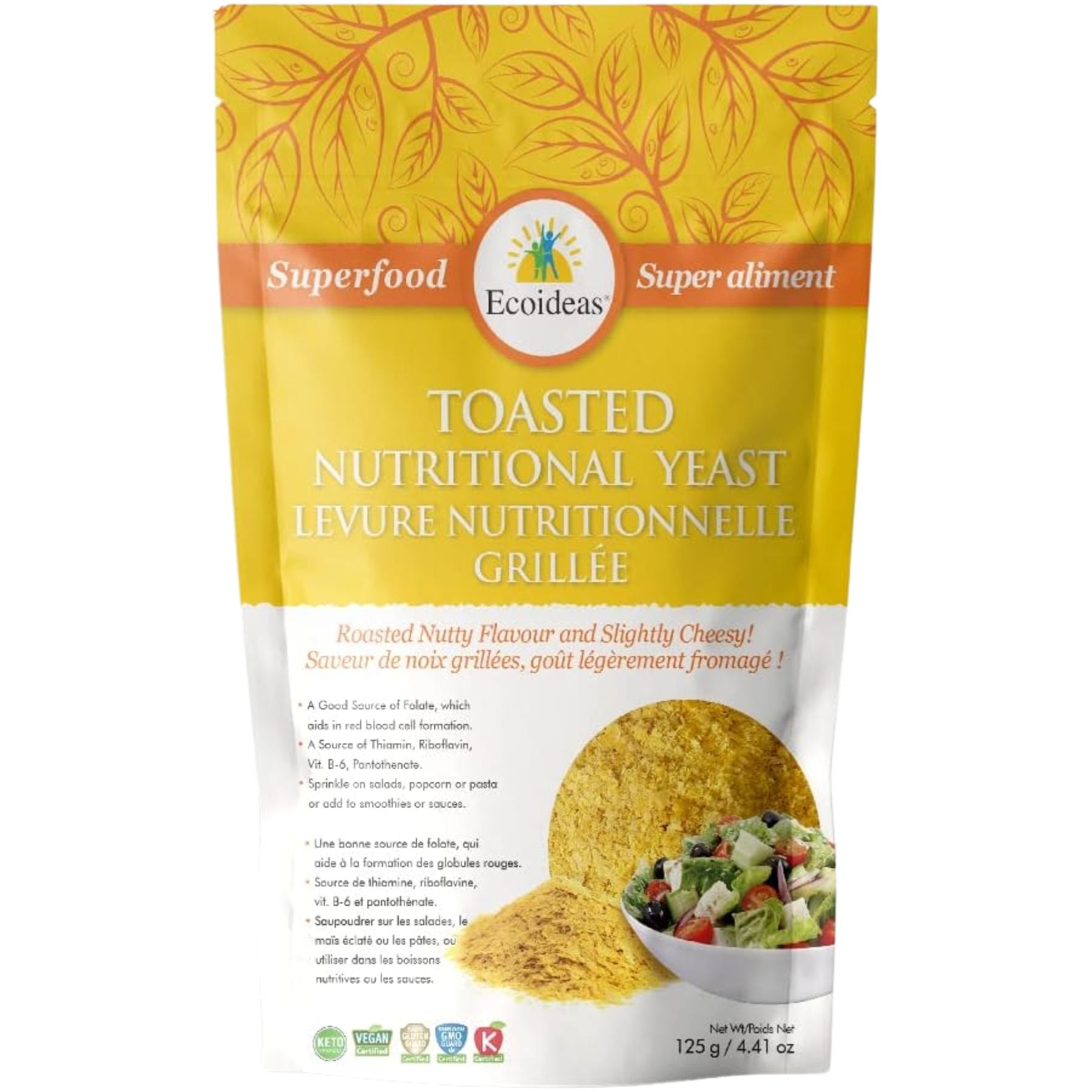 Ecoideas Toasted Nutritional Yeast 125g