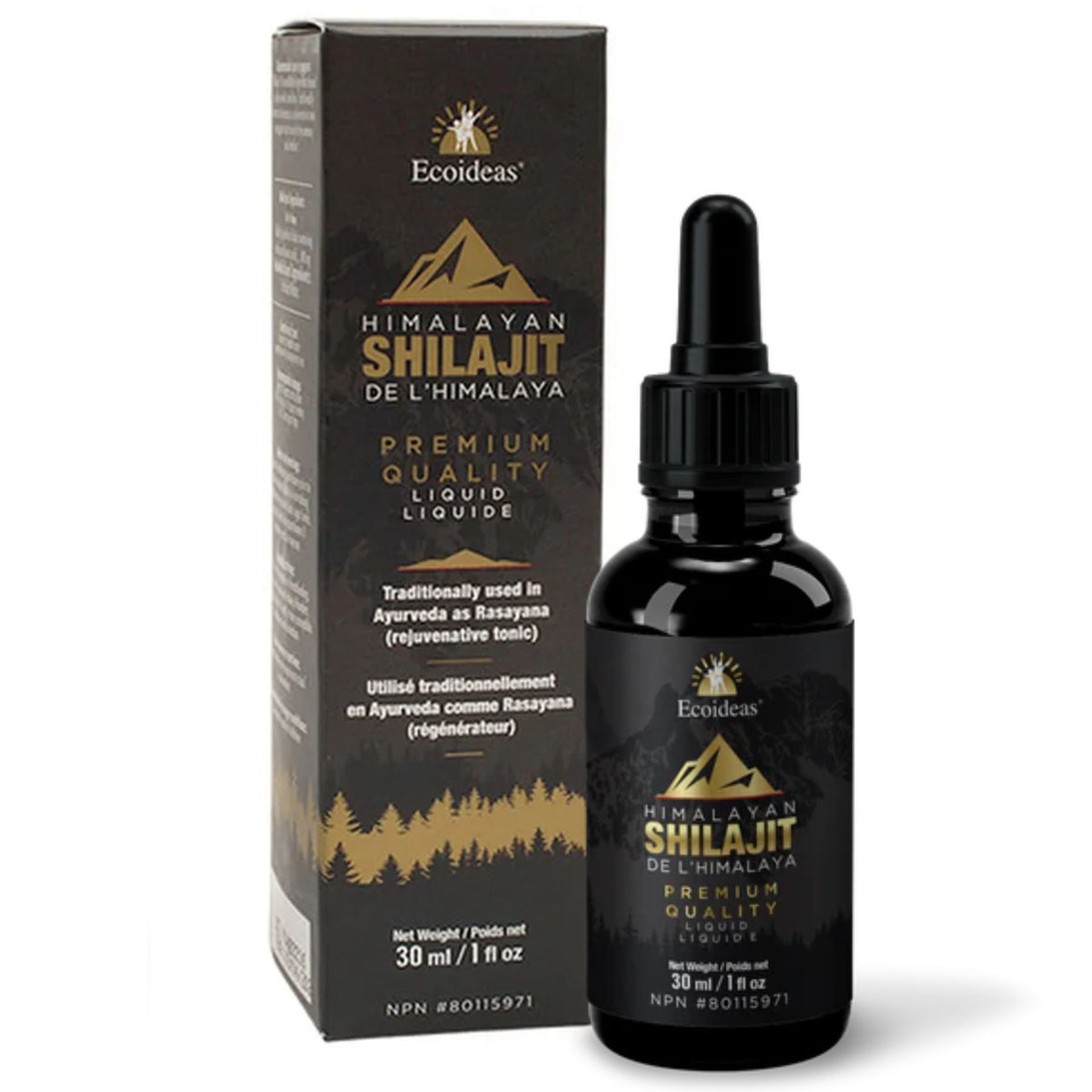 Ecoideas Himalayan Shilajit Liquid 30ml - Fiddleheads Health and Nutrition