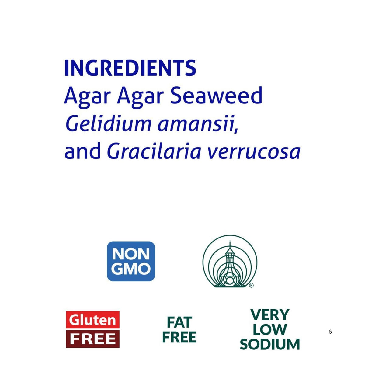 Eden Agar Agar Flakes (Sea Vegetable) 28g