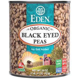 Eden Organic Black Eyed Peas 796ml