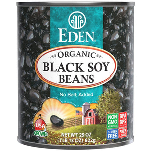 Eden Organic Black Soy Beans 796ml