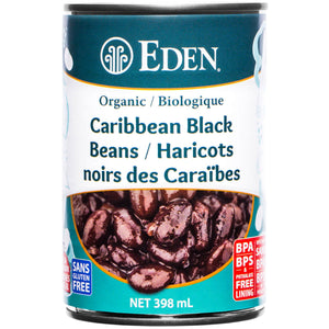 Eden Organic Caribbean Black Beans 425g