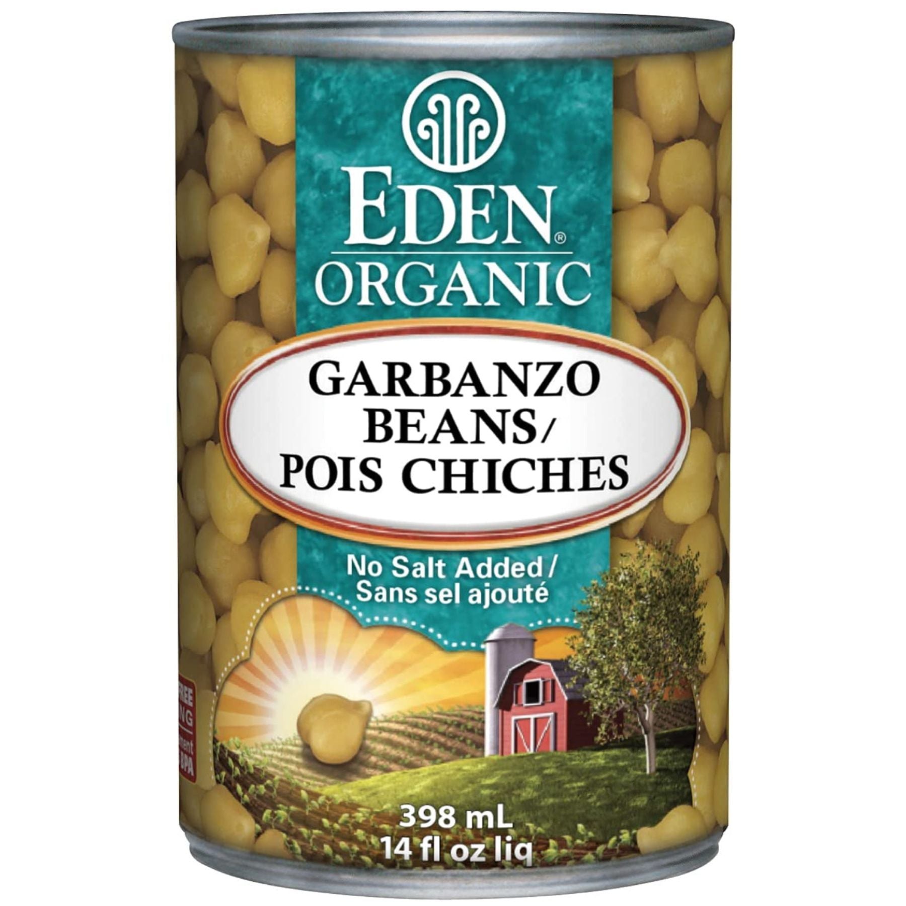 Eden Organic Garbanzo Beans (Chickpeas) 398ml