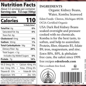 Eden Organic Kidney Beans 425g