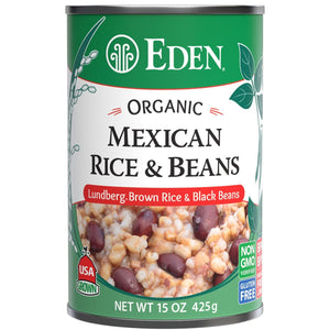 Eden Organic Mexican Rice & Black Beans 398ml