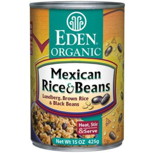 Eden Organic Mexican Rice & Black Beans 398ml