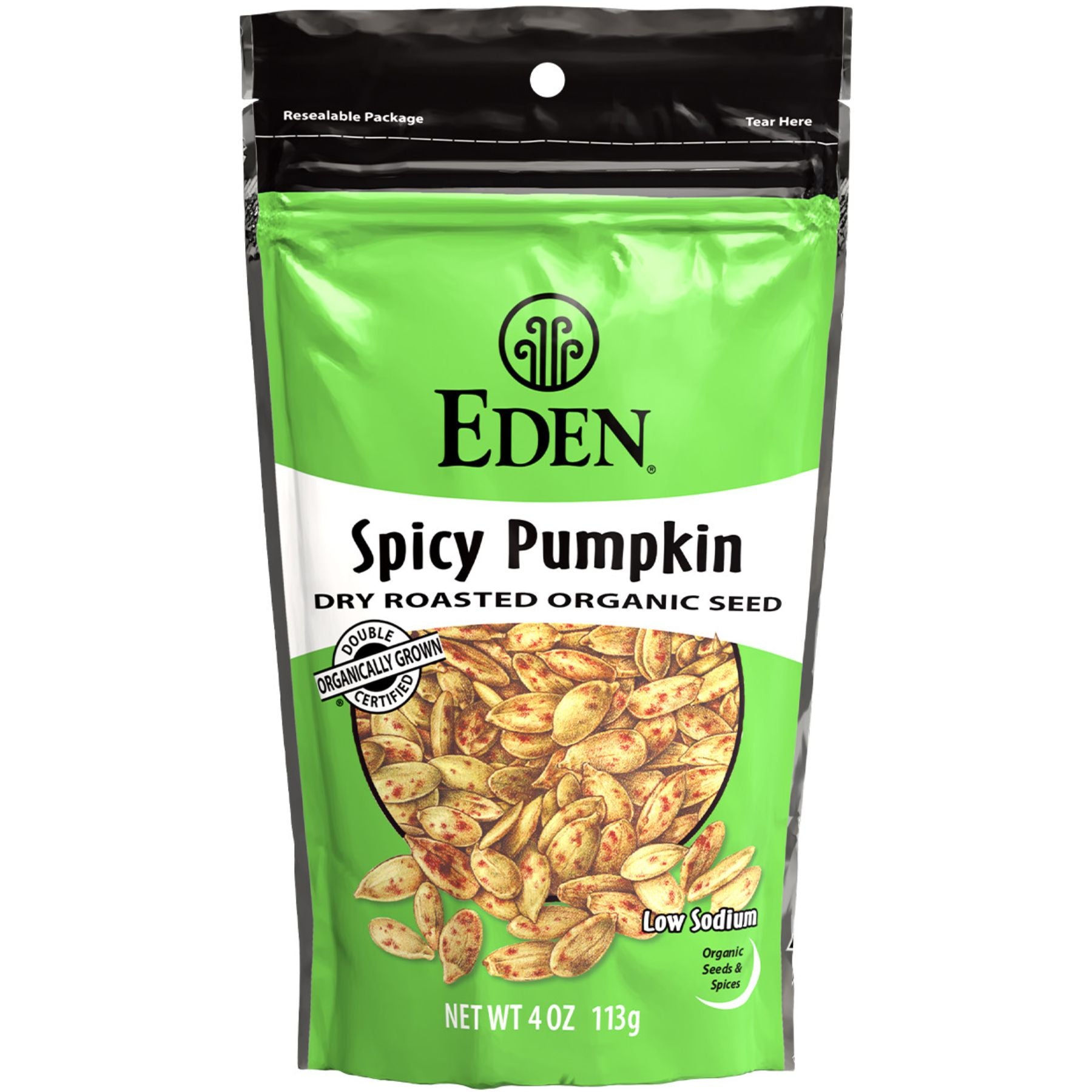 Eden Organic Spicy Pumpkin Seeds 113g