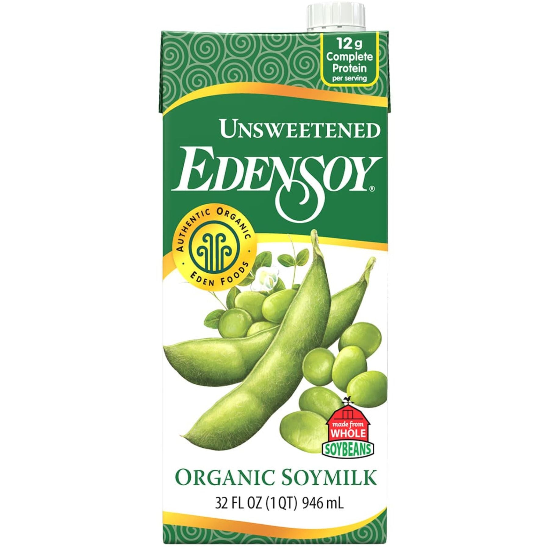 Eden Unsweetened Edensoy Organic Soy Milk 946ml