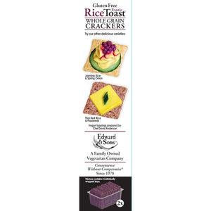 Edward & Sons Purple Rice & Black Sesame Rice Toast 65g