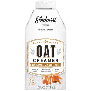 Elmhurst Caramel Macchiato Oat Creamer 473ml