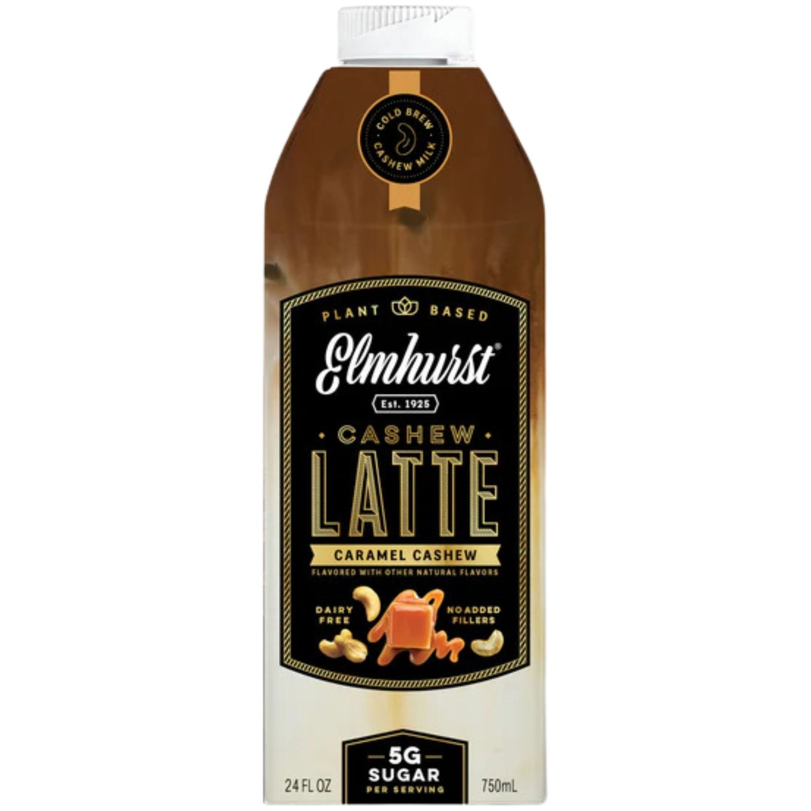 Elmhurst Caramel Cashew Latte 750ml
