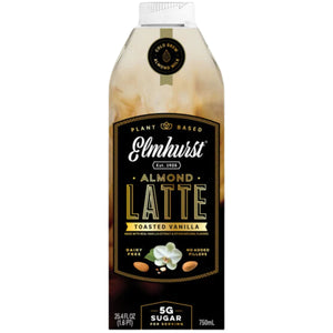 Elmhurst Toasted Vanilla Almond Latte 750ml