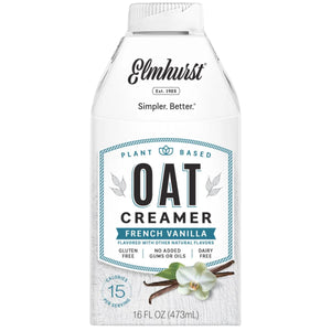 Elmhurst French Vanilla Oat Creamer 473ml