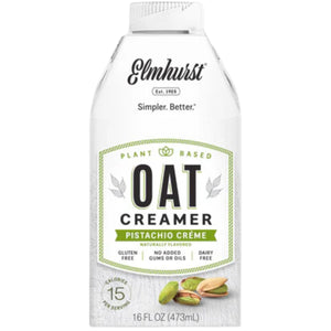 Elmhurst Pistachio Creme Oat Creamer 473ml