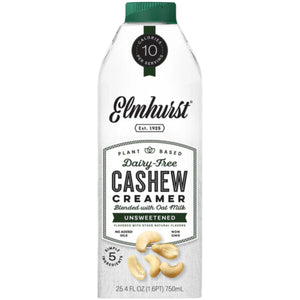 Elmhurst Unsweetened Cashew Creamer 750ml