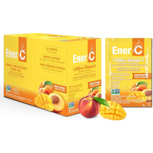 Ener-C Peach Mango Multivitamin Drink Mix - 1,000mg Vitamin C (Case of 30)