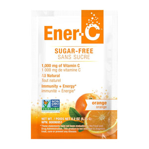 Ener-C Sugar Free Orange Multivitamin Drink Mix - 1,000mg Vitamin C (Single Sachet)