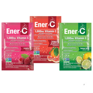 Ener-C Variety Pack Multivitamin Drink Mix - 1,000mg Vitamin C (Case of 30)