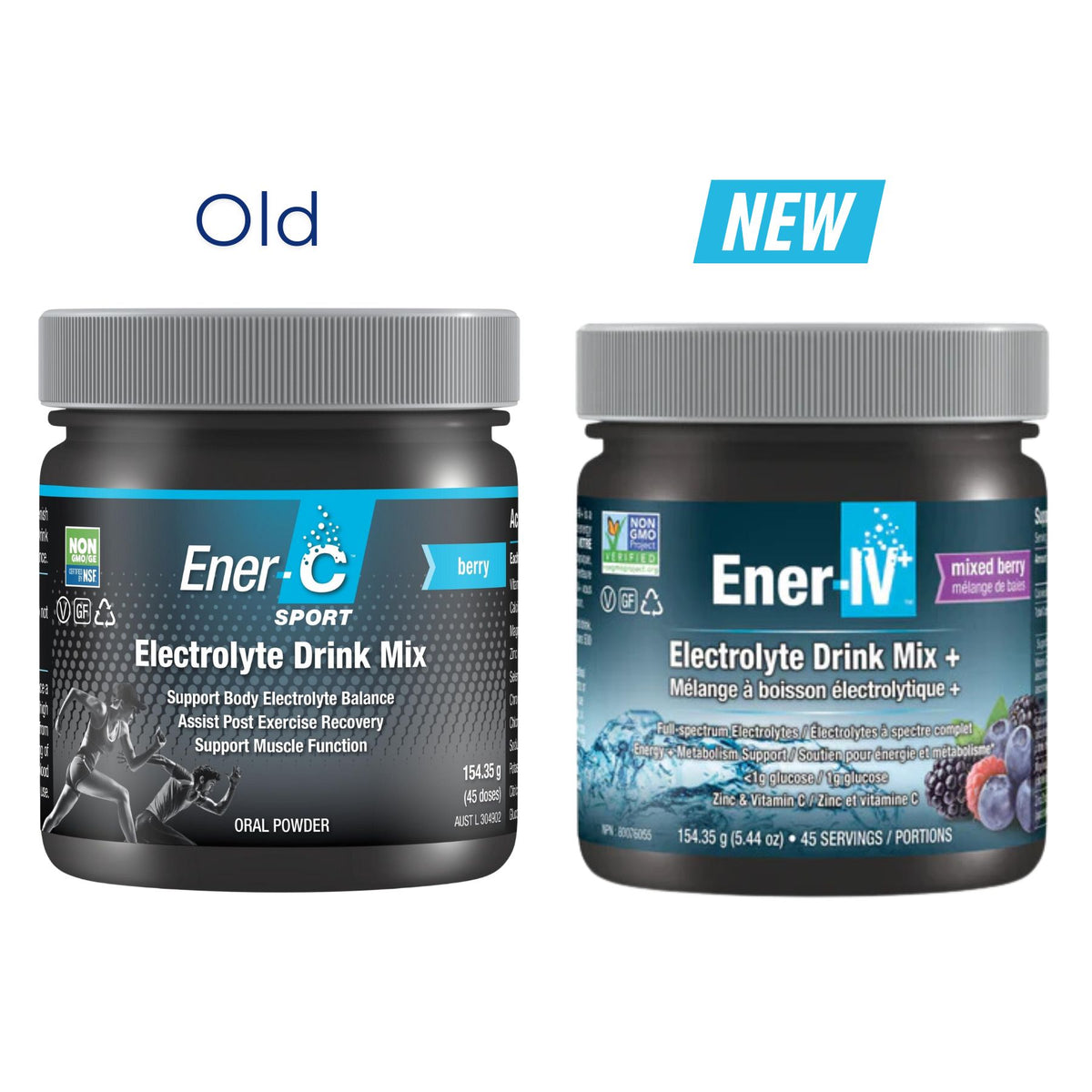 Ener-IV+ Electrolyte Drink Mix Mixed Berry 154g